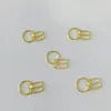 50 sets lot bra buckle accessories gold plated bra o-rings and strap sliders nickel and ferrous 220H