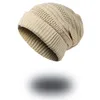 L'Europe et les États-Unis nouveaux bonnets tricotés pour hommes coréens pour augmenter l'épaisseur du chapeau de laine à friser chapeau chaud d'hiver 5 couleurs