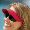 Zonnebrillen Visors Clip Cap Unisex Sun Visor Effen kleuren beschikbaar voor vrouwen en mannen Gratis verzending