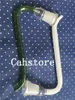 Kolorowe Różowe / Zielone J Hook Adapter w 18mm lub 14mm Z Flary Usta Szklany adapter do szkła Bong Szkło Bubbler Ashcatcher Koncentrat koncentrat