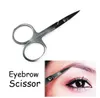 Makeup Tool Korea Small Eyebrow Scissors Cut Manicure Nose rostfritt stål Makeup sax Eyebrow With Sharp Head2868699