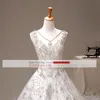 Luxury Crystal Wedding Dress 2023 Lace Beaded Tulle A-line Real Photo Ruffle Long Cathedral Train Sexy Backless Bling Wedding Bridal Gowns