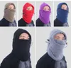 Inverno Quente Fleece Gorros Bonés Para Homens Crânio Bandana Neck Aquecedor Balaclava Ski Snowboard Face Mask Máscara Espessamento