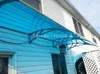DS100200-P,100x200cm,39.37x 78.74inches,Entry Plastic Door Canopy,Polycarbonate Sheet Plastic Door Canopy,Awning Bracket Plastic Door Canopy