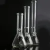 Nargile 9mm Cam Beher Bong 13.77 inç Buz kalın fil 14/18 downstem 14mm kase ile Ortak nargile