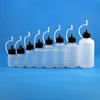 100 SetsLot 50ml Plastic Dropper Bottles Metal Needle Caps Rubber Safe Tip LDPE E Cig Vapor Liquid Flux Ink 50 mL5108876