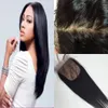 Brazilian closure Swiss lace human hair closure natural color silk base closure free part 8-20 inches silk base closure