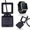 USB Power Charger Cabo Bateria Carregamento Dock 100cm Plástico Preto Alta Qualidade Para Viagem Para Fitbit Blaze Smart Watch