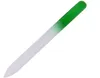 100X 9*0.35cm Glass Nail Files Durable Crystal File Buffer Nail Art Buffer Files For Manicure UV Polish Tool Nail Art