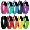 DHL Fast Ship New Soft Silicone Replacement Wrist Watch Band Strap för Garmin VIVOFIT1 VIVOFIT 1 Smart Watch