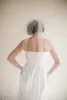 Yüksek Kaliteli Gelin Veils Kesim Kenar Şapel Uzunluğu Ile Bir Katman Tül Beyaz Ucuz Hotselling Düğün Gelin Veils # V203