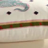 Dekorativ broderi soffa kudde kudde kuddar täcker 45cm * 45cm utan att fylla mjuka handduk broderier blommor