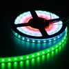 DC5V 60LEDs / м 60Pixels / м цифровой полноцветной ws2812 RGB светодиодные полосы 5050 SMD светодиодные лампы белого ws2812 печатных плат ws2811 чип водонепроницаемый IP67