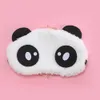 Neue Ankunft atmungsaktiv und komfortabel Schlaf Blinder Blinkers Eyeshade niedlichen Cartoon Panda samt Nickerchen Brille Augenmaske