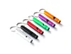 high sound colorful metal safety emergency whistle with key ring outdoor camping rescue Survival Whistle for help Halloween kids toy whistle