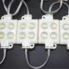 Injektionsm￥lning LED -modul 5050 SMD 4 LED 12V Vattent￤t IP65 f￶r skylt Annonsering Backlight Lamp Box White Color