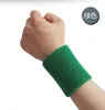 Großhandels-1 Stück 15 * 7,5 cm Frottee-Armbänder Sport Schweißband Handband für Fitnessstudio Volleyball Tennis Schweiß Handgelenkstütze Bandage Wraps Guards