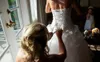 Bling vestidos nupciais querida vestidos de noiva organza cristal frisado real lace up nas costas