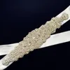 Sparkly Crystals Rhinestones Lyx Handgjorda Bröllopsbälte 10 olika färger Bröllopstillbehör Sashes för Bridal Gelinlik Aksesuarlar