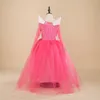 PrettyBaby 2016 toptan bebek kız dondurulmuş elbise Uyku Güzellik Prenses Elbise Aurora Prenses Elbise Cosplay Elbiseler Noel Elbise
