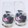 Newest Casual Women Low Cut Ankle Socks Cotton 3D Printed Lady Girls Soft Cartoon Slippers Sock Cosplay costume 467 Patterns for chose gift