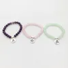 SN1140 Mode Bracelet Femme Améthyste Vert Aventurine Rose Quartz Mala Bracelets Lotus Ohm Bouddha Bracelet 246G