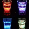 Staneliness färgglad led kopp blinkande skott glas led plast lysande kopp neon cup födelsedagsfest natt bar bröllop dryck vin flash liten kopp gp74