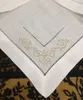 Home Textile 12PCS/Lot Elegant French styling white linen Table Napkin18"x18"Wedding decoration Best Quality makes any guest feel welcome