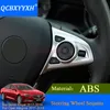 Aksesuarlar Qcbxyyxh 2pcs abs araba stilleri Buick Regal Opel Insignia 2017 2018 Direksiyon Sewing Squin Stickers için Dahili Dekorasyon Çıkartması