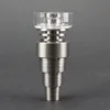 6-in-1 hybride Ti / Quartz Nail Fit 10mm 14mm 19mm Mannelijk / Vrouw voor Water Bongs Olie Rig Pipe