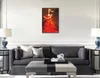 Portrait art figure oil paintings Flamenco Spanish Dancer handmade abstract woman canvas picture for bedroom High quality6352730