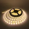 2835 SMD LED قطاع 5 متر / لفة دافئ أبيض / أبيض 60 المصابيح / م dc12v ماء 300leds ضوء مرن