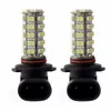 2 Pcs 9005 HB3 H10 68 LED Car Light Bulb 3528 SMD 12V White 6000K LED Bulb Daytime Running Fog Driving Light Universal LED Lamp