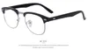 Classic Retro Clear Lens Nerd Frames Glasses Fashion Men Women Eyeglasses Vintage Half Metal Eyewear Frame