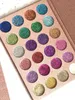 Shadow Hot Sale New Cleof Cosmetics Palette de fard à paupières Super Glitter 24 couleurs Poudre d'ombre à paupières pressée imperméable pour le maquillage de Noël F