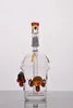 Cheech Glass Bong with One Pair of Tortoise Oil Rig Glass Bongs Mini Hookah Glass