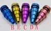 Anodized colorful Titanium Nail 10mm&14mm&19mm 6 IN 1 domeless Gr2 titanium nails, with male and female joint Adjustable Titanium Nails