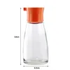 Dripless Glass Soy Sauce Dispenser Pot Cooking Utensils Controllable Leakproof Olive Oil Vinegar Cruet Bottle with Orange Green White Black Cap