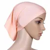 Gros-Femmes Islamique Hijab Cap Écharpe Tube Bonnet Cheveux Wrap Coloré Head Band