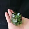 Produzione di pipe in vetro Bong per narghilè soffiato a mano Pipa in vetro con testa fantasma colorata di alta qualità