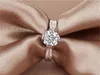 Yhamni Luxury 100 czyste 925 Srebrne obrączki dla kobiet Zestaw Sona Diamond Pierścionki zaręczynowe Akcesoria biżuterii R0757482108