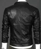 Latest men leather jackets concise slim fit jackets casual Leather short jackets double slant pocktes below s-3xl honest sale