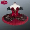 Volwassen Hoge Kwaliteit Zwarte Professionele Ballet Tutu Zwanenmeer Ballet Kostuums Rode Ballet Tutu Voor Meisjes LD9045301b