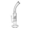 2017 HOTSELLING bent mouth with 12 arm tree perc galss bong smoking glass water pipe 35cm tall A110