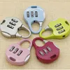 Hot 3 Digit Dial Combination Code Number Lock Padlock For Luggage Zipper Bag Backpack Handbag Suitcase Drawer ZA1350