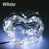 10 M 33FT 100 LED 12 V Power Red Blue, Ciepły Biały / RGB LED Copper Wire Lights Świąteczne Świąteczne Święto Wedding Party Decoration