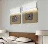 Moderne minimaliste 72cm led appliques murales 24w aluminium led appliques murales lampes de chevet ac85265v lampara de pared éclairage intérieur