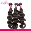 3pcs / lot cheveux brésiliens de bonne qualité en vrac vague profonde faisceaux de cheveux humains couleur naturelle prix usine cheveux remy greatremy dhgate