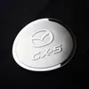 Mazda CX5 CX 5 CX5 TANK COVER Rostfritt stål Oljebränsle CAP Gas Tank Cover TRIM för 2013 2014 MAZDA CX5 Biltillbehör2727567