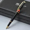 High Quality Picasso black metal Roller ball pen school office stationery classic writing ball pens For business gift